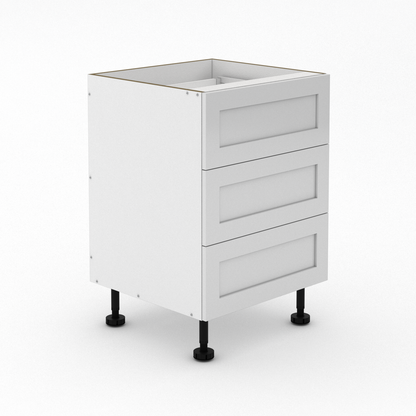 3 Equal Drawers - Shaker - Outdoor cabinets