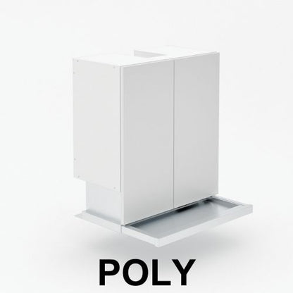 2 Door Slideout Raneghood with Duct Channel  - Poly