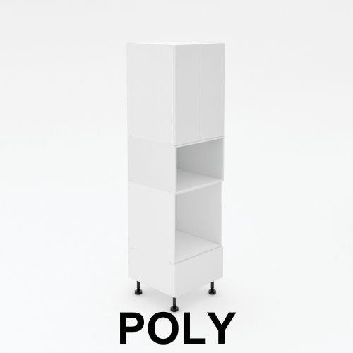 Pantry Tower - 1 Drawer + Oven + Microwave + 2 Doors - Poly