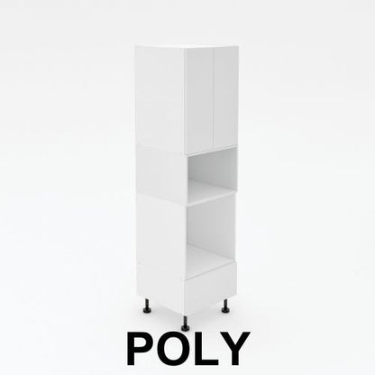 Pantry Tower - 1 Drawer + Oven + Microwave + 2 Doors - Poly