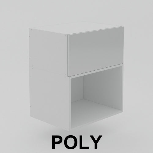 1 Door Microwave Top Cabinet ( Hinged ) - Poly