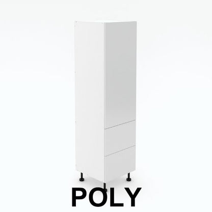 1 Door Pantry with 2 Pot Exturnal Drawer - Poly