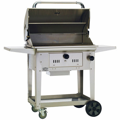 Bullet Bison Charcoal Grill BBQ on Trolley 67530NZ67529NZ