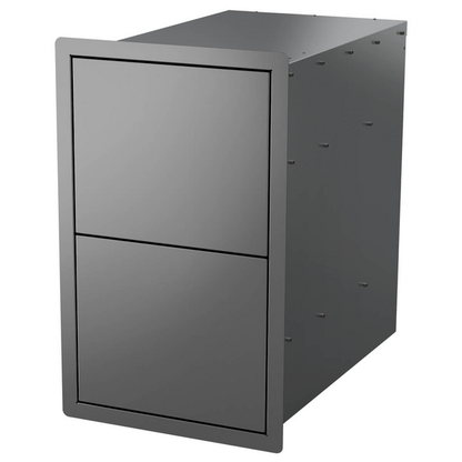 BeefEater Outdoor Kitchen Double Cupboard Drawer Stainless Steel BOC2090SA