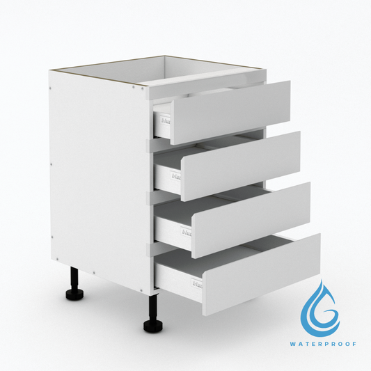 4 Equal Drawers - Shadowline - Outdoor Waterproof