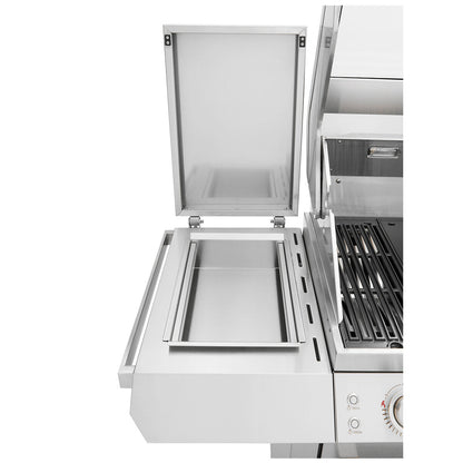 BeefEater 7000 Premium Four Burner Built-in Barbecue and Trolley BMF7645SA