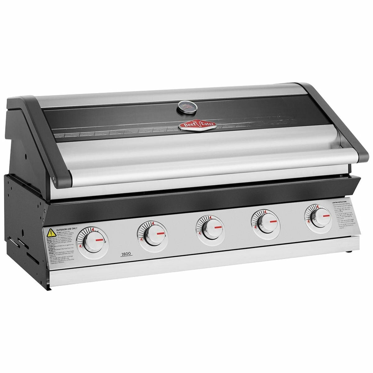 BeefEater 1600 Series SS 5 Burner Built-In BBQ BBG1650SA