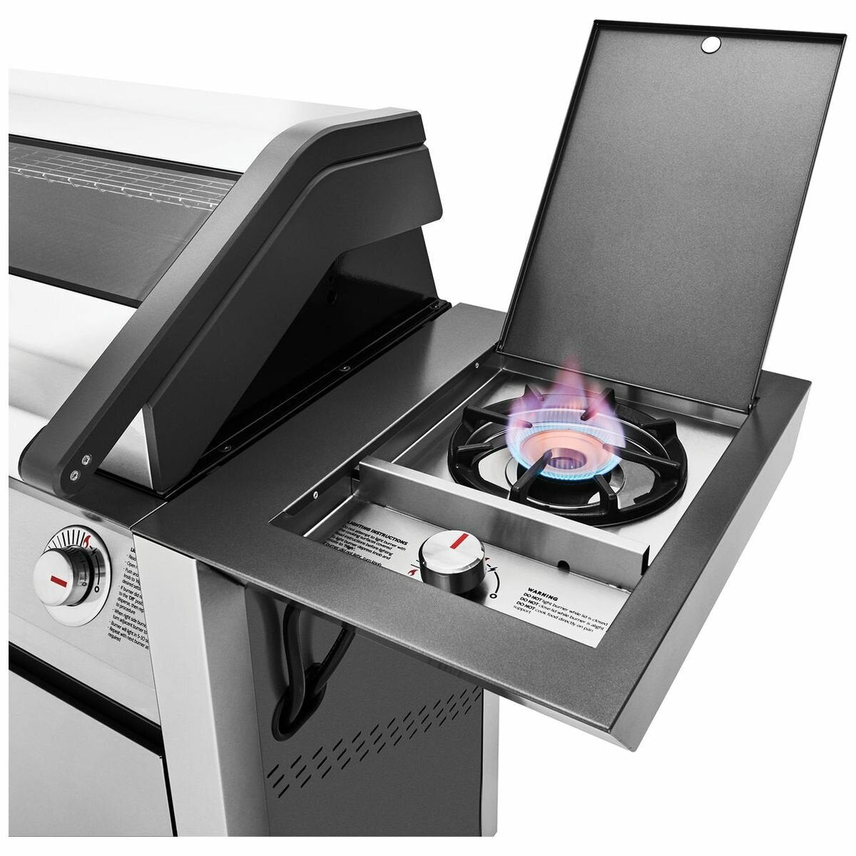 BeefEater 1600 Series SS Four Burner BBQ with Side Burner & Trolley BMG1641SA