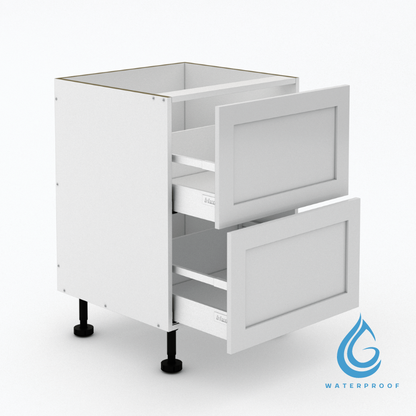 2 Drawers - Shaker - Outdoor Waterproof