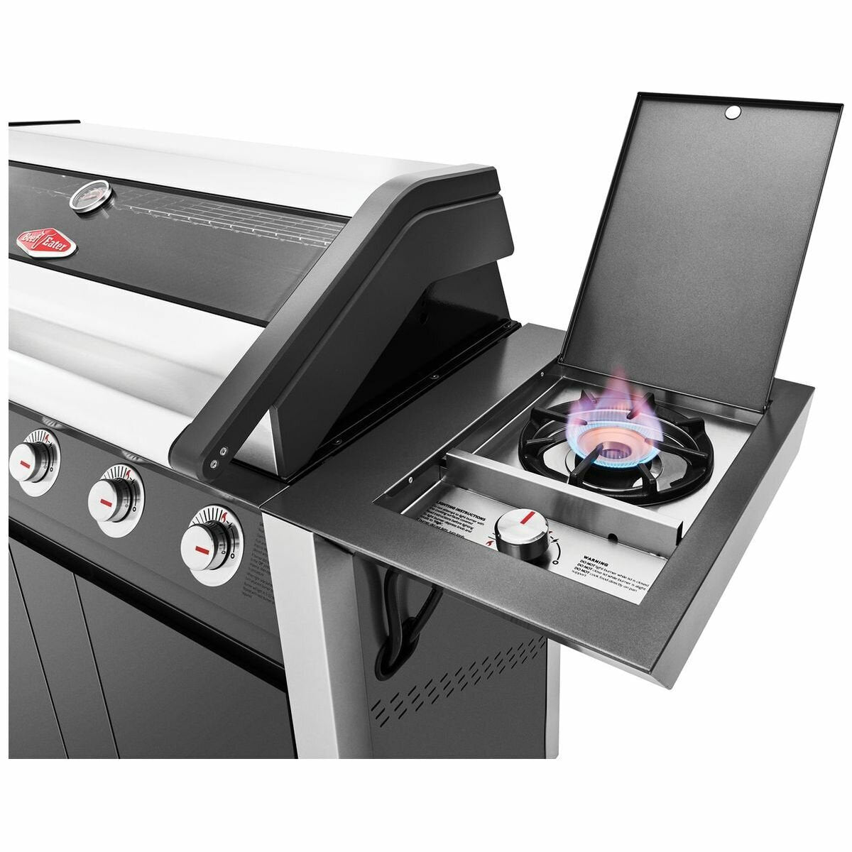 BeefEater 1600 Series Dark Five Burner BBQ with Side Burner & Trolley BMG1651DA