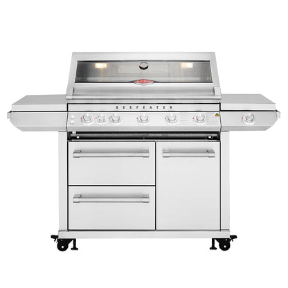 BeefEater 7000 Premium Five Burner Built-in Barbecue and Trolley BMF7655SA