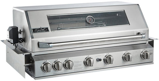 Smart 6 Burner Built-In LPG BBQ with Enclosed Hood 601WB-B