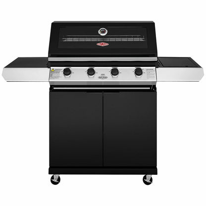 BeefEater 1200 Series 4 Burner LPG BBQ with Trolley & Side Burner BMG1241BB