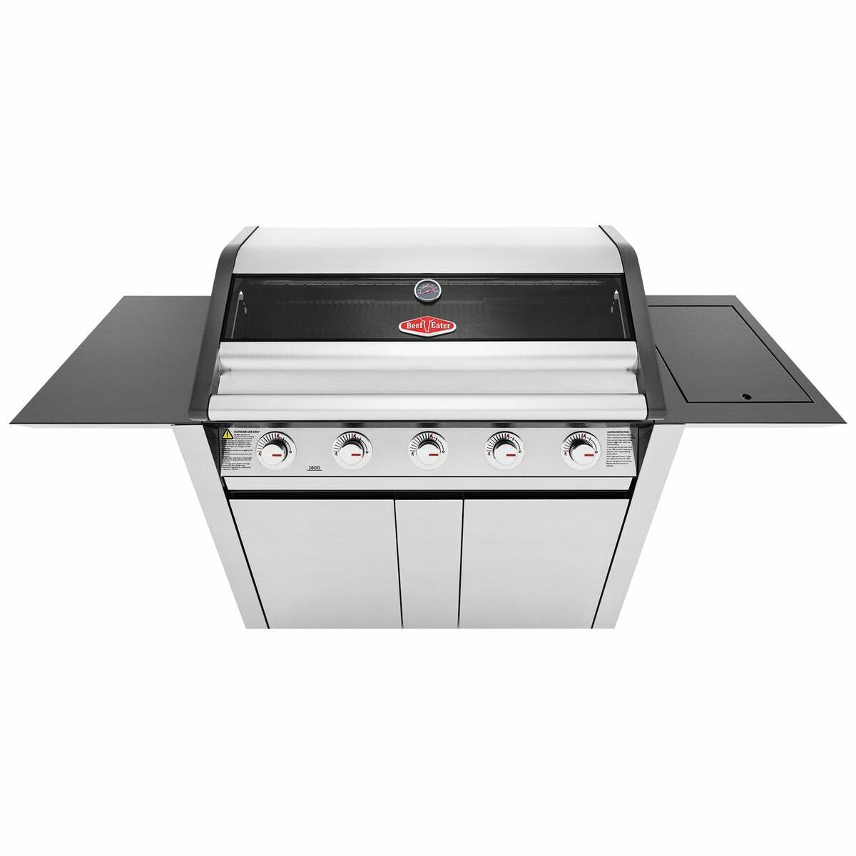 BeefEater 1600 Series SS Five Burner BBQ with Side Burner & Trolley BMG1651SA
