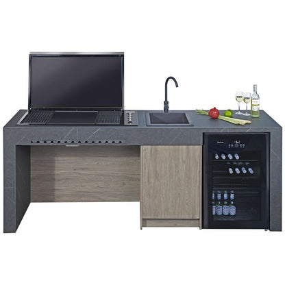 Artusi Built-In LPG BBQ with Flat Lid ABBQ1B-ABFLAT