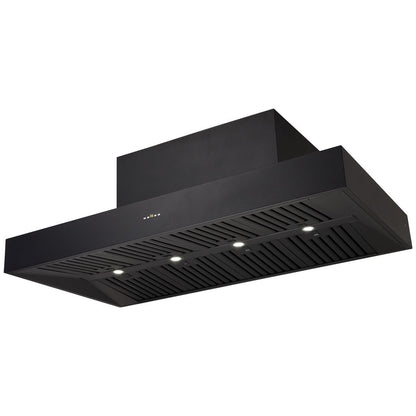 Schweigen 150cm Non Silent BBQ Canopy Matte Black CL7375PAK CL7375BPAK
