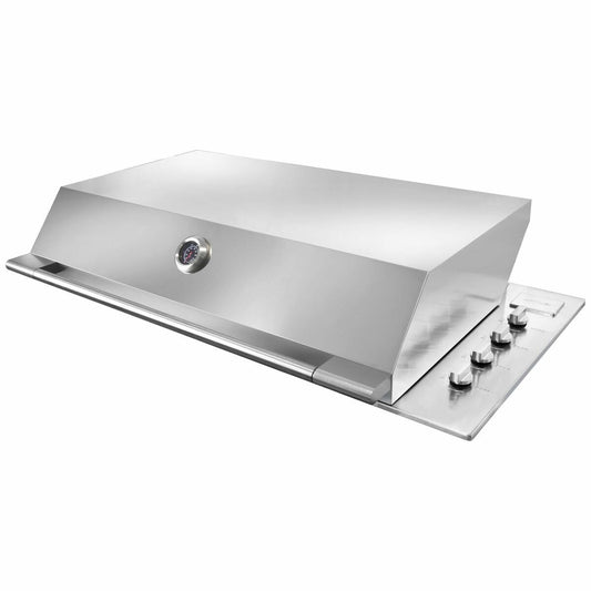 Artusi Stainless Steel Built-In LPG BBQ with Hood ABBQM-ABBQMH