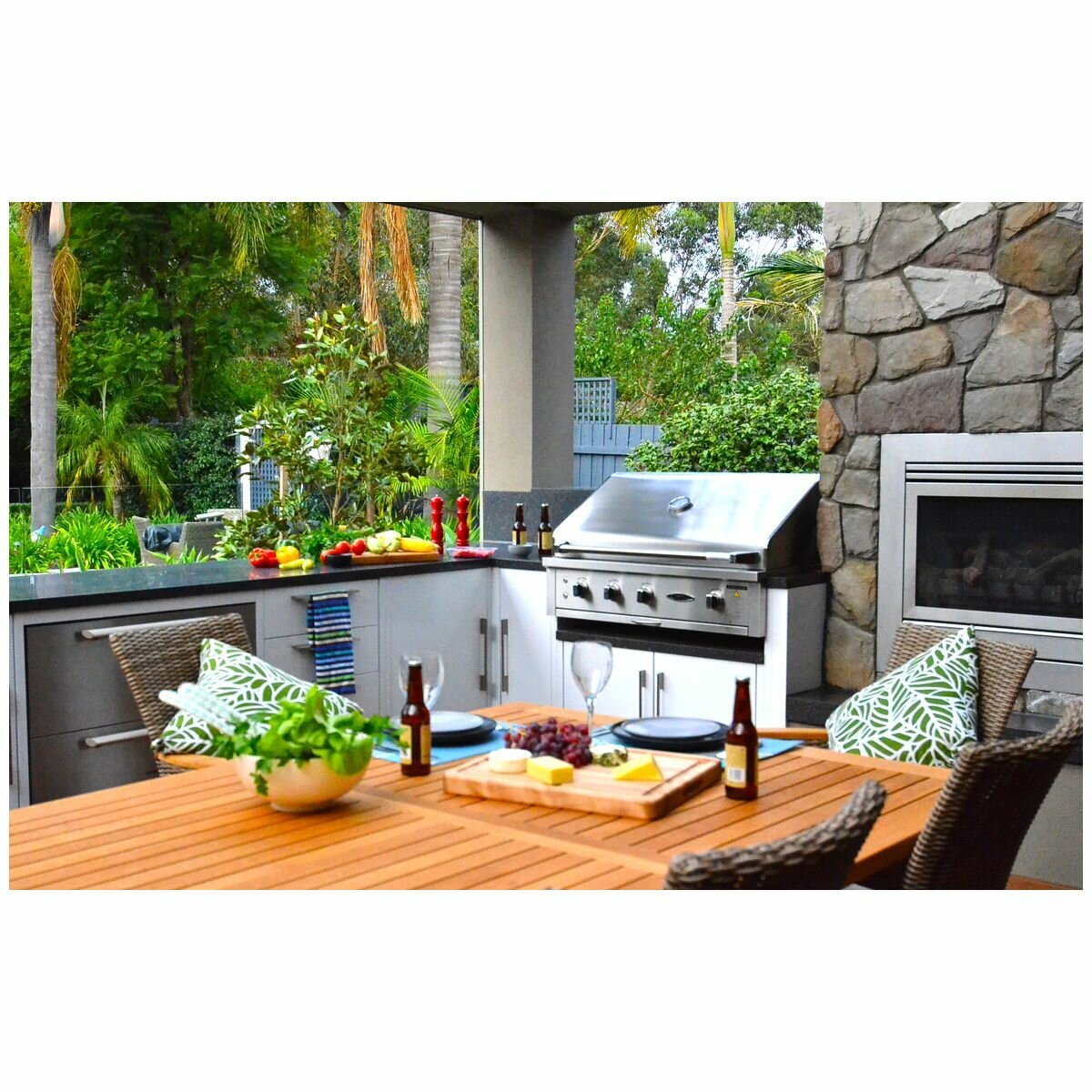 Capital Built-In LPG BBQ with Solid Flat Plate ACG40RBI1L