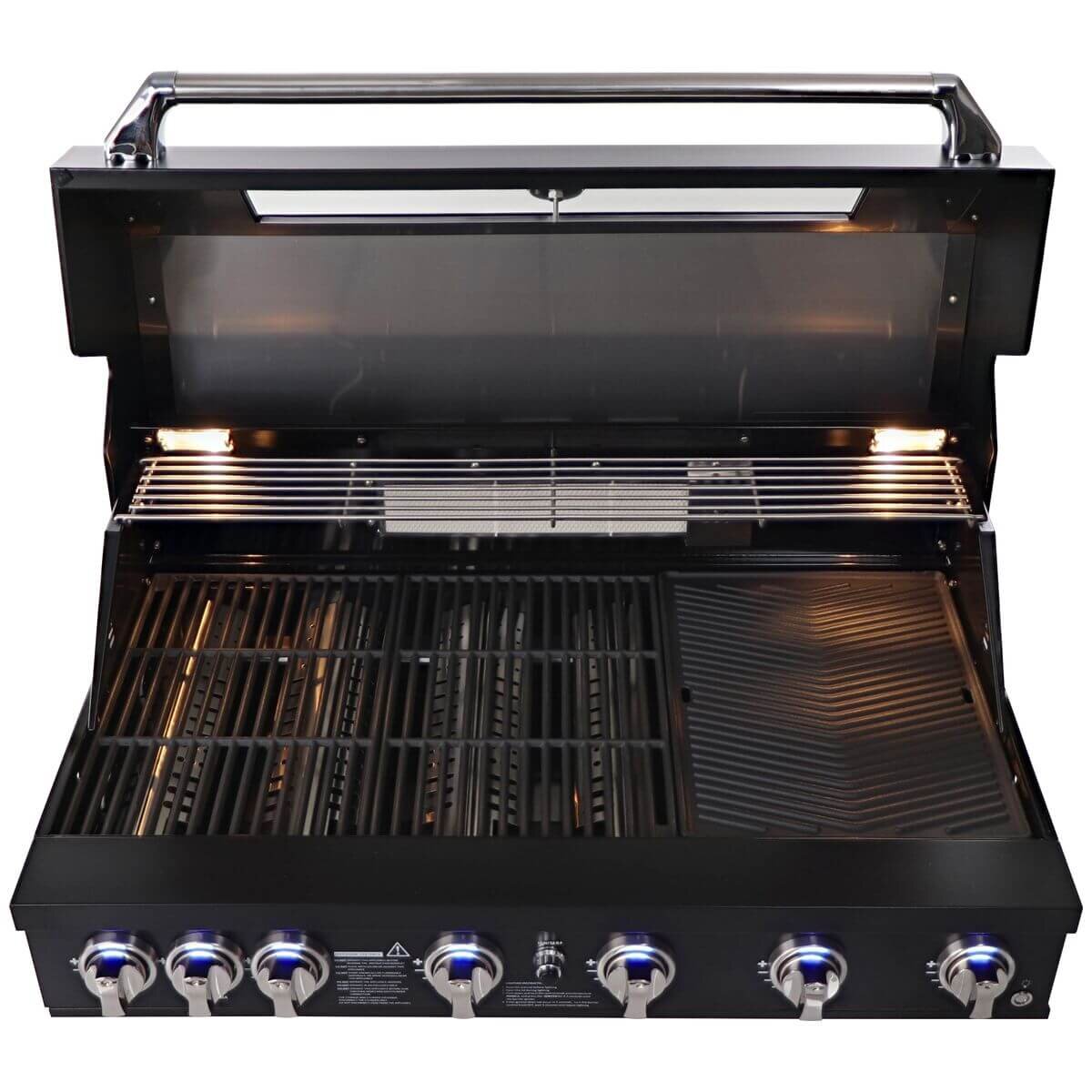 Smart Six Burner Built-In BBQ Black 601W-BK