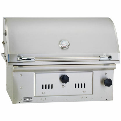 Bullet Bison Charcoal Grill Built-In BBQ 67529NZ