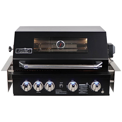 Smart Four Burner Built-In BBQ Black 401WB-BLK