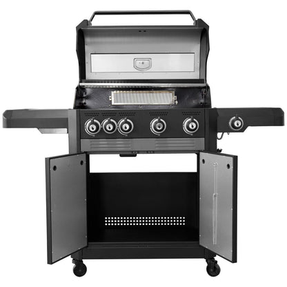 Artusi 4 Burner Chicago Freestanding BBQ with Wok ATBBQCG4