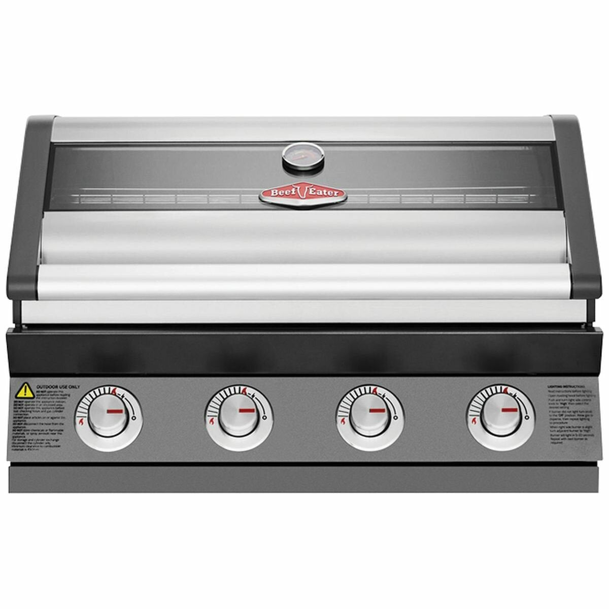 BeefEater 1600 Series Dark 4 Burner Built-In BBQ BBG1640DA