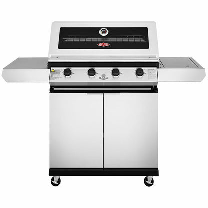 BeefEater 1200 Series 4 Burner LPG BBQ with Trolley & Side Burner BMG1241SB