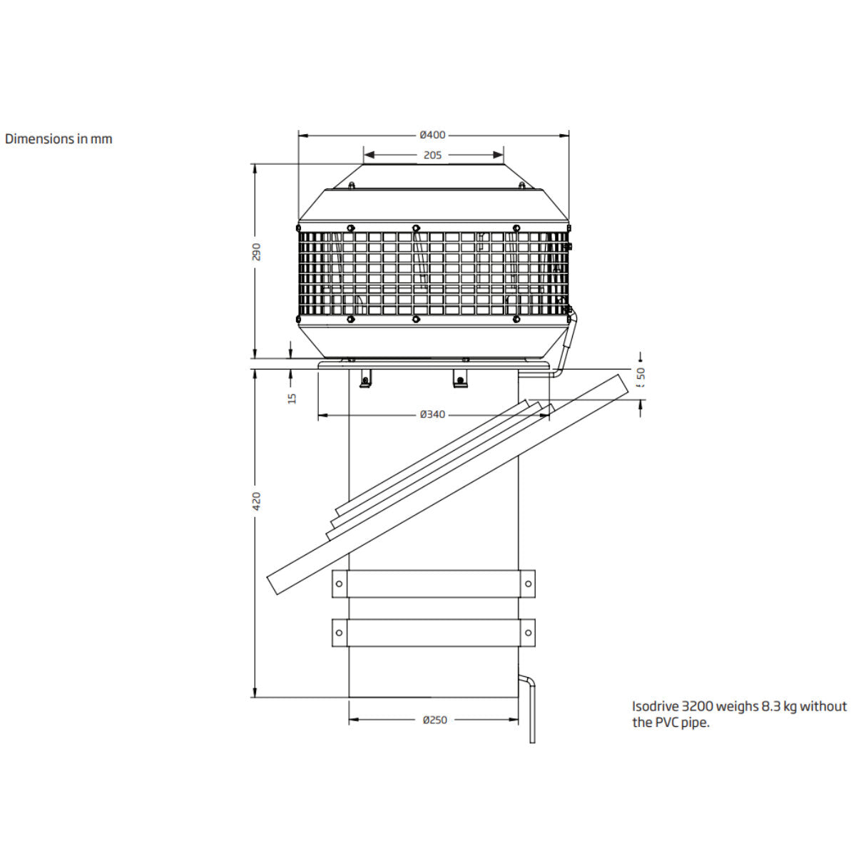 Schweigen 120cm BBQ Canopy Rangehood and ISO Drive SE Motor Pack CL8912BSEPAK