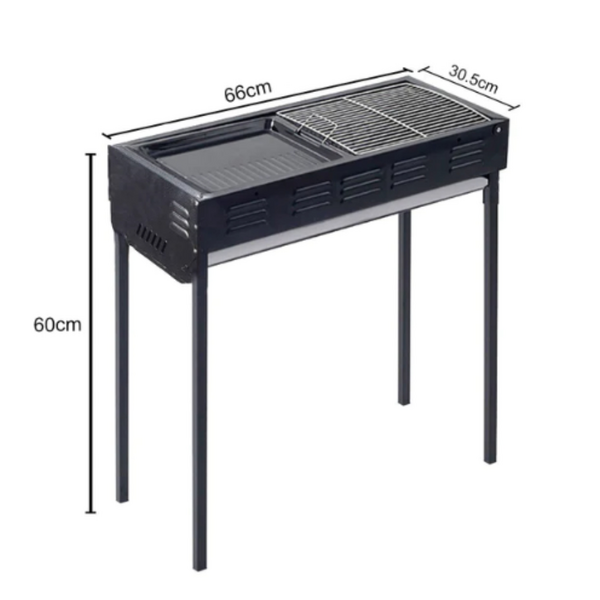 SOGA 66cm Freestanding Charcoal Box CHARCOALLBOXC1