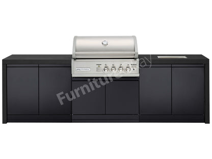 CROSSRAY Premium 4-Burner BBQ Outdoor Kitchen
