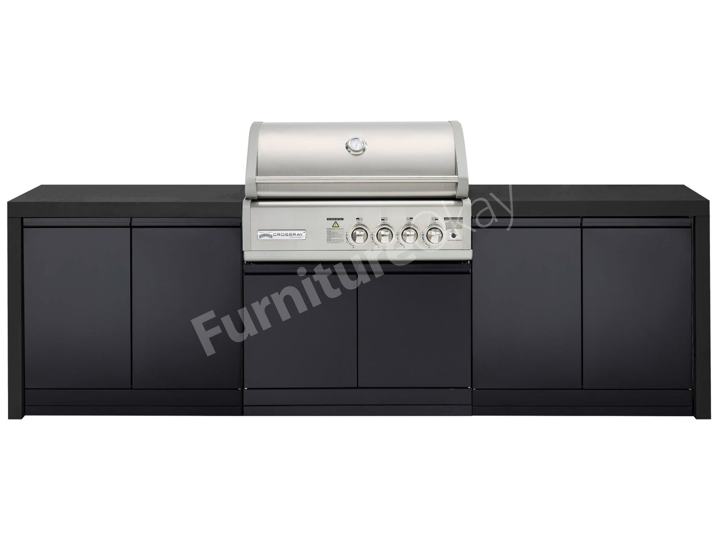 CROSSRAY Premium 4-Burner BBQ Outdoor Kitchen