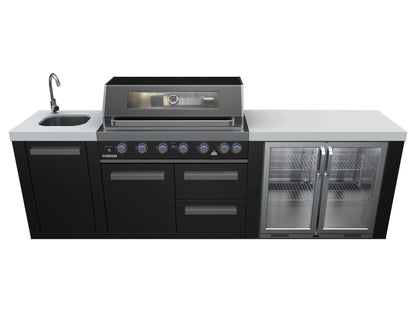 Everdure Neo Black 6-Burner BBQ Outdoor Kitchen