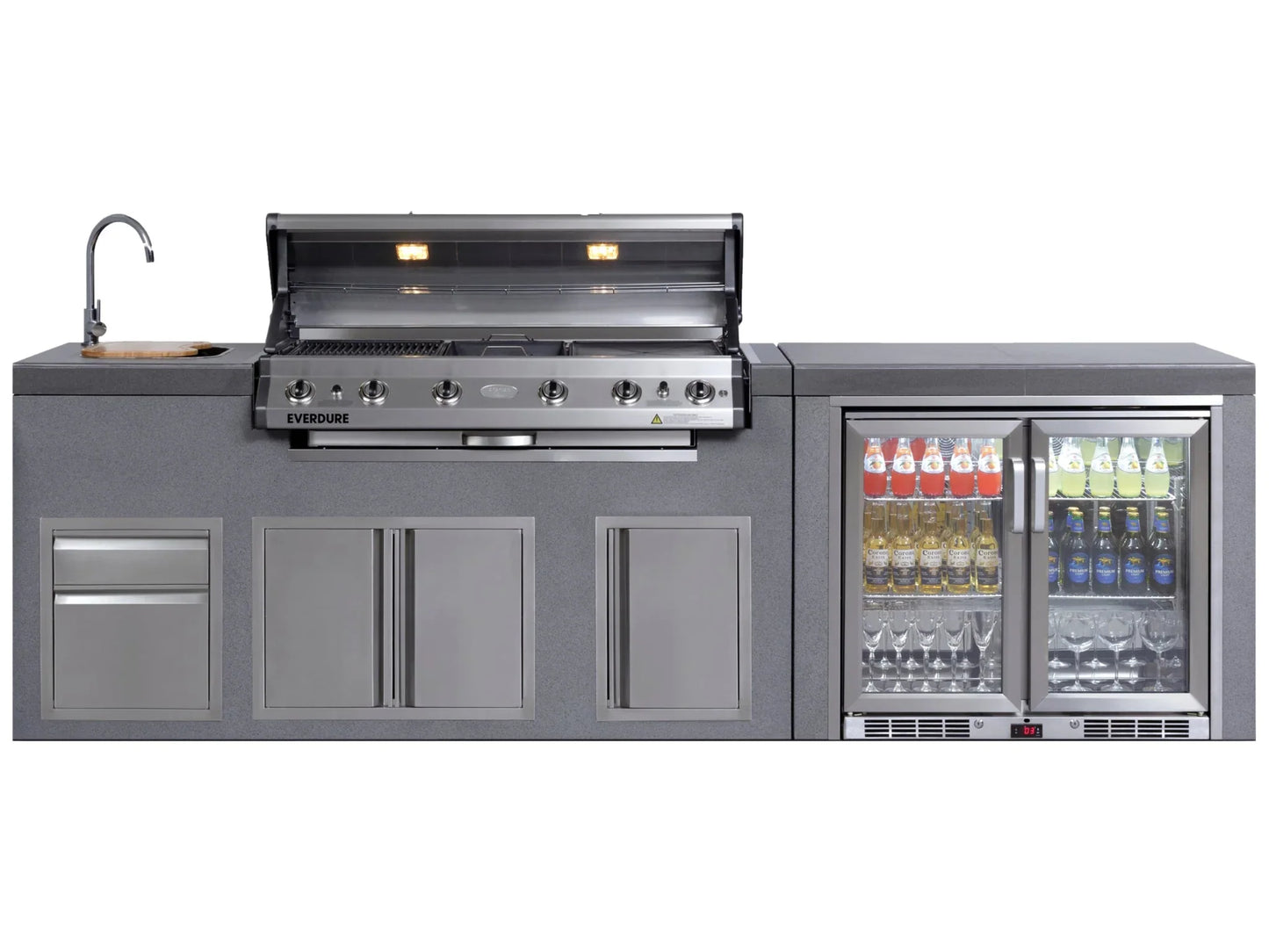 Everdure Neo Brighton 6-Burner BBQ Outdoor Kitchen