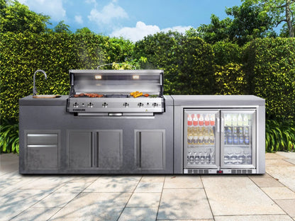 Everdure Neo Brighton 6-Burner BBQ Outdoor Kitchen