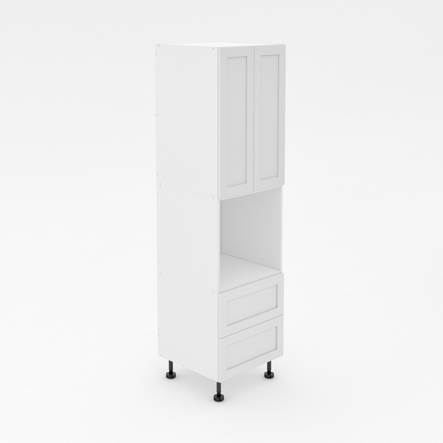 Pantry Tower - 2 Drawers + Oven + 2 Doors - Shaker