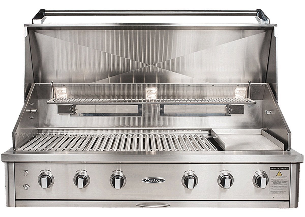 Capital Built-In Natural Gas BBQ with Solid Flat Plate ACG52RBI1N