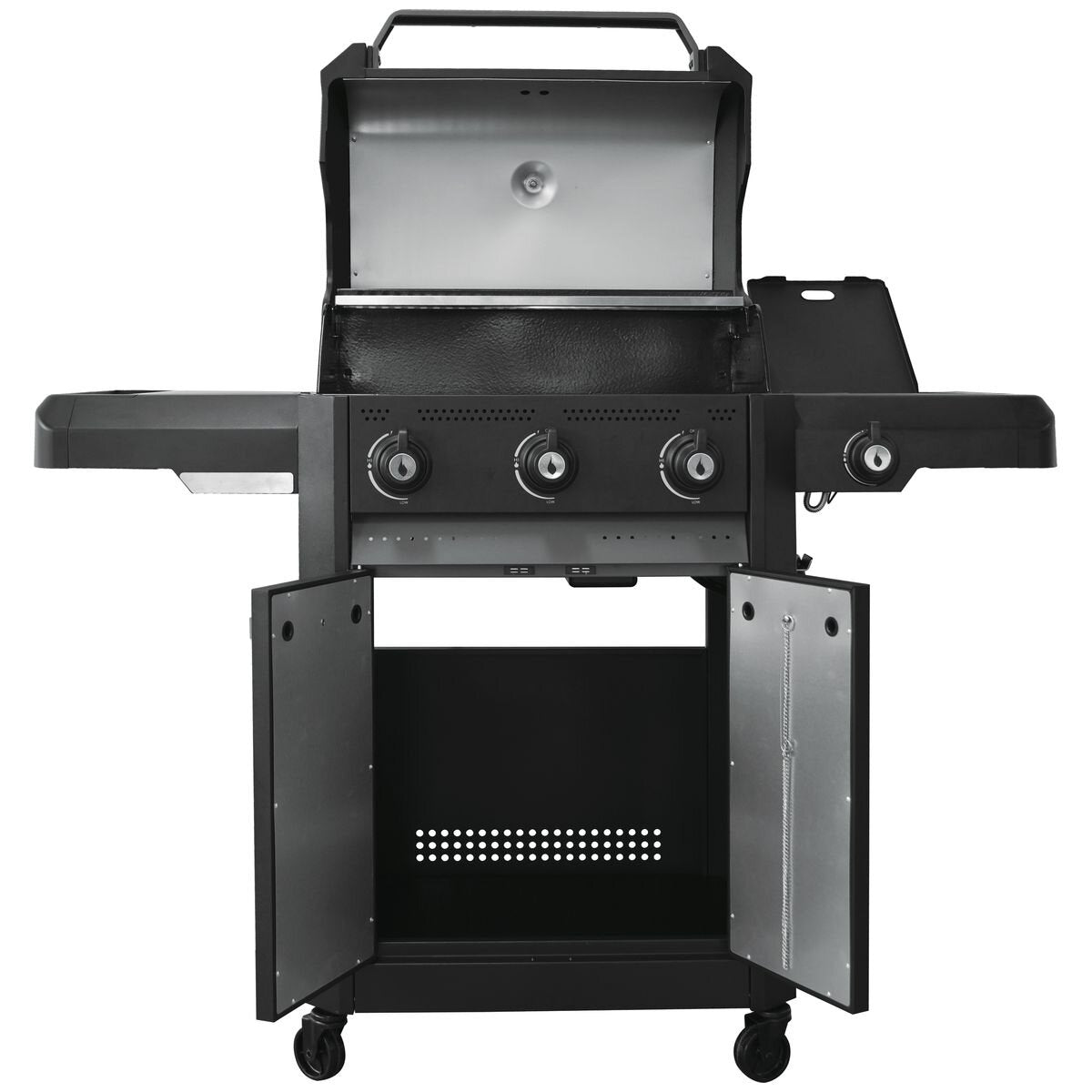 Artusi 3 Burner Chicago Freestanding BBQ With Wok ATBBQCG3