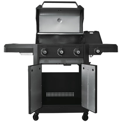 Artusi 3 Burner Chicago Freestanding BBQ With Wok ATBBQCG3
