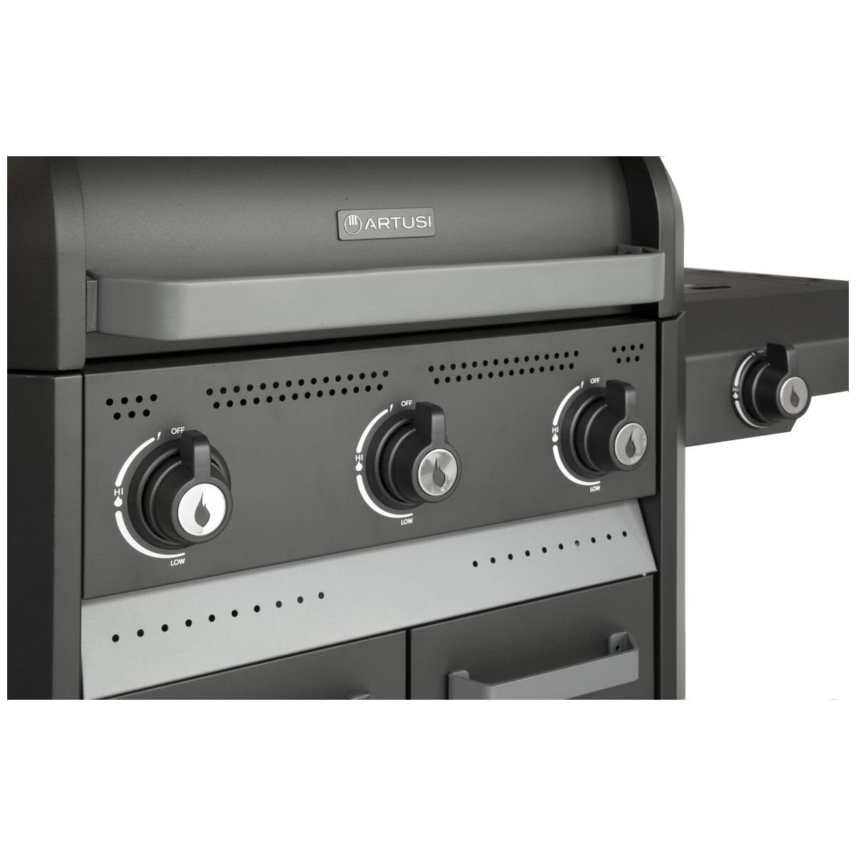 Artusi 3 Burner Chicago Freestanding BBQ With Wok ATBBQCG3