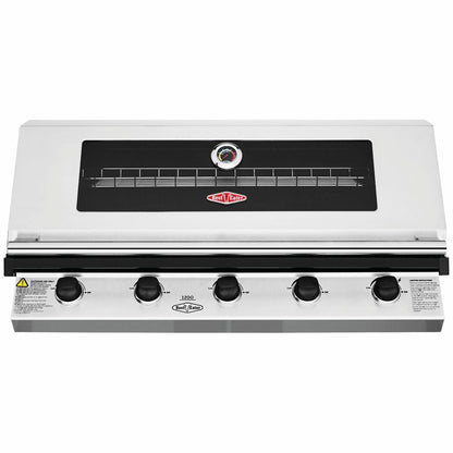 BeefEater 1200 Series 5 Burner LPG Built-In BBQ BBG1250SB