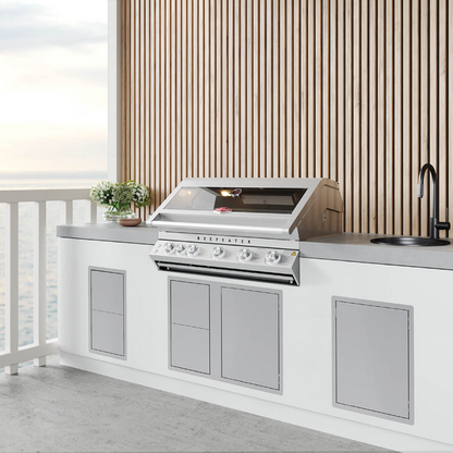 BeefEater Outdoor Kitchen Double Cupboard Drawer Stainless Steel BOC2090SA