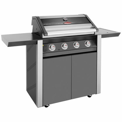 BeefEater 1600 Series Dark Four Burner BBQ with Side Burner & Trolley BMG1641DA