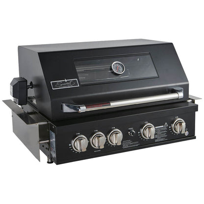 Smart Four Burner Built-In BBQ Black 401WB-BLK