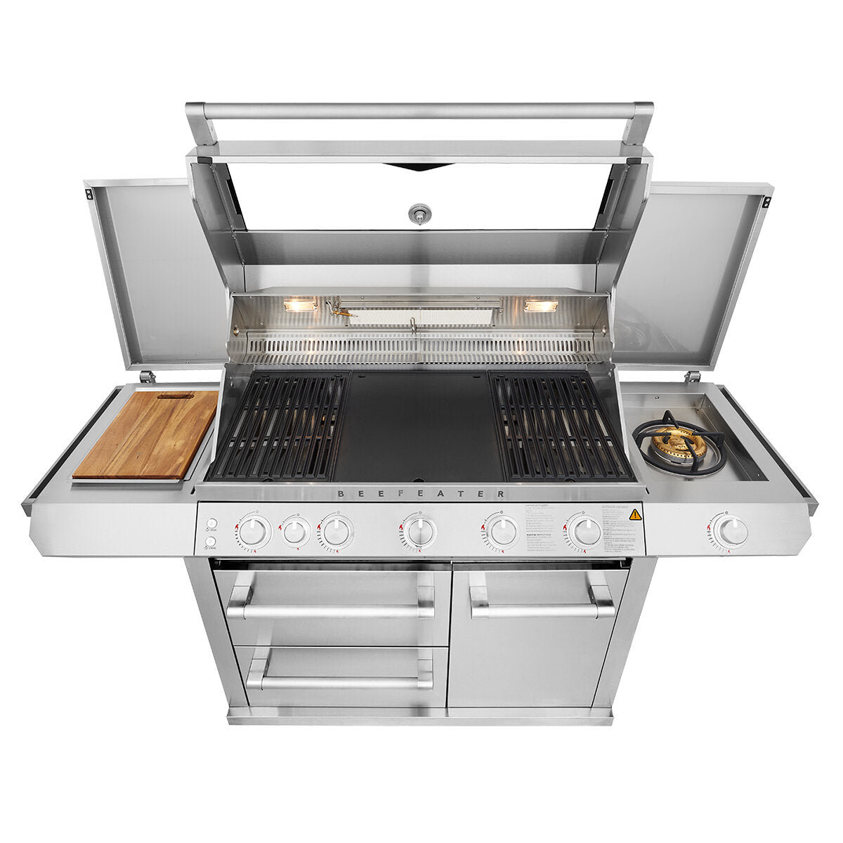 BeefEater 7000 Premium Five Burner Built-in Barbecue and Trolley BMF7655SA