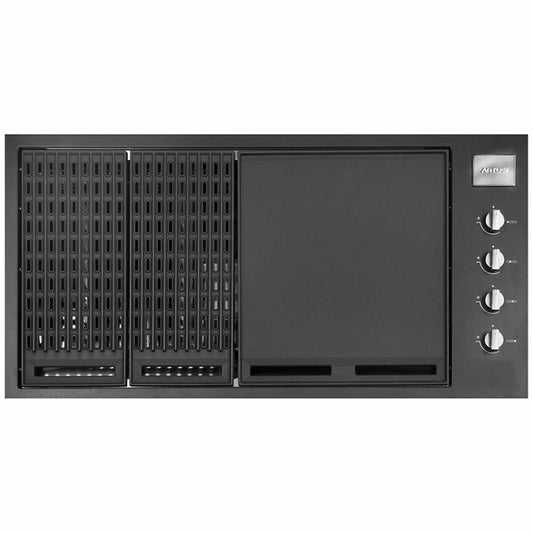 Artusi 104cm Built-In Gas BBQ Matte Black ABBQ1MB