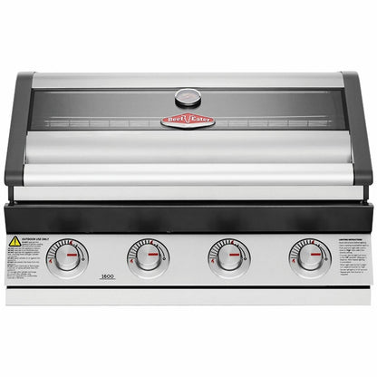 BeefEater 1600 Series SS 4 Burner Built-In BBQ BBG1640SA
