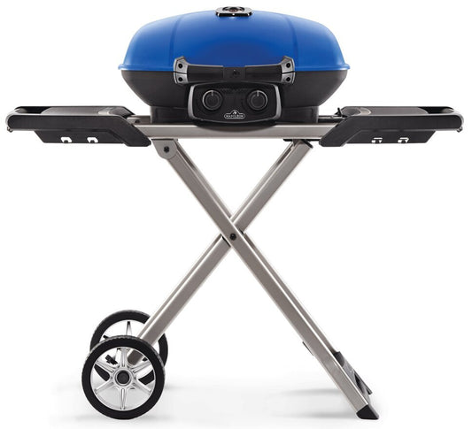 Napoleon Travel Q 285 With Scissor Cart Portable LPG BBQ TQ285X-BL-1-AU