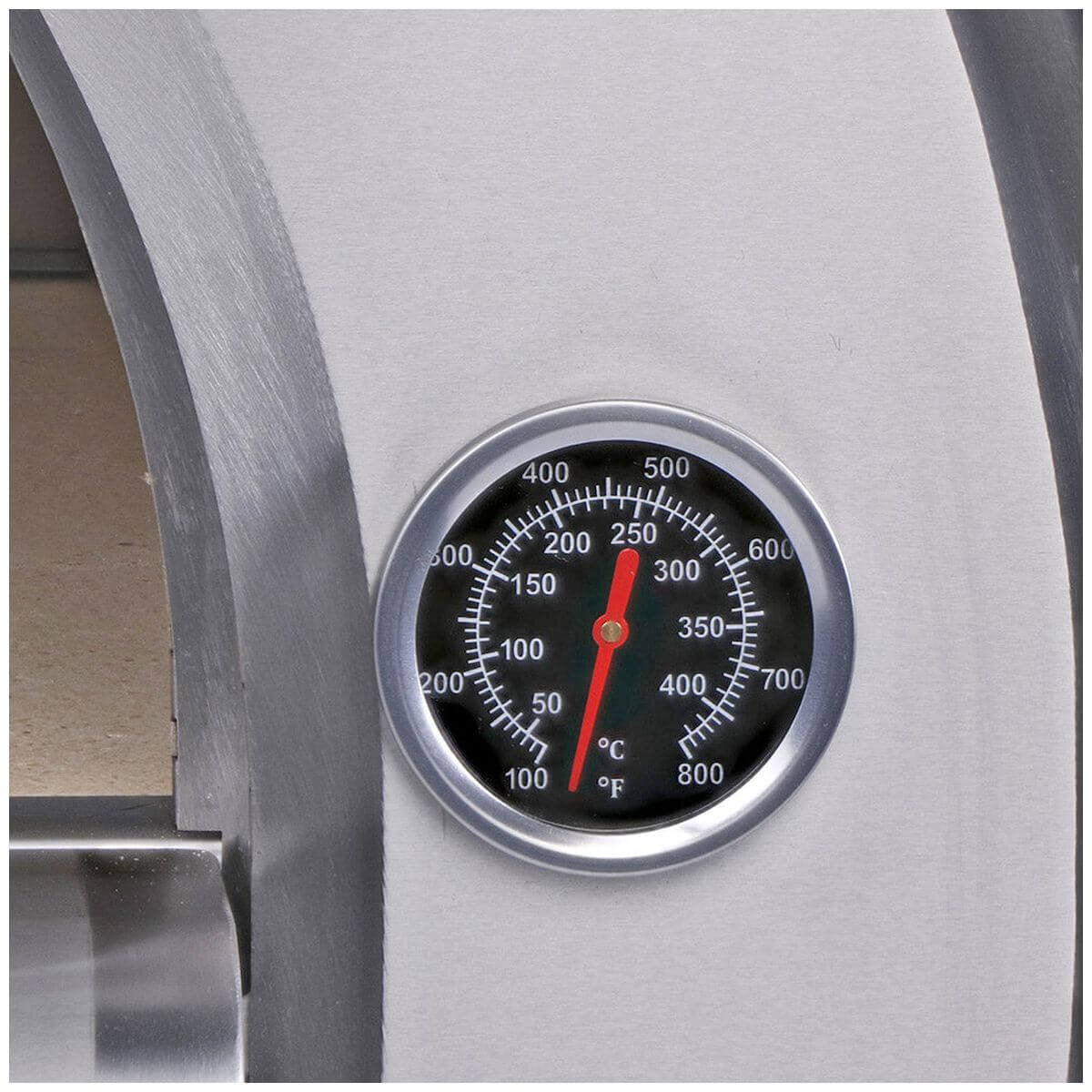 Smart Built-In Wood Fired Pizza Oven with Freestanding Trolley Stainless Steel PW01PW01-C