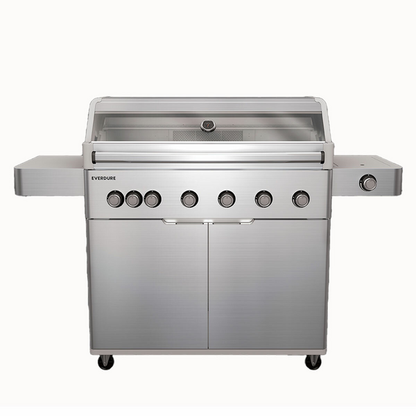 Everdure Hayman Series 6 Burner BBQ Silver E6TS